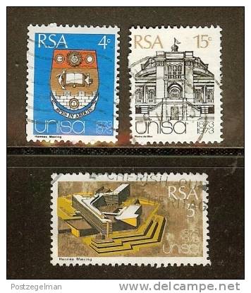 SOUTH AFRICA 1972 Used Stamp(s) University 418-420 #3528 - Usati