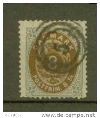 DANEMARK N° 19 Obl. Dentelure Irréguliére - Used Stamps