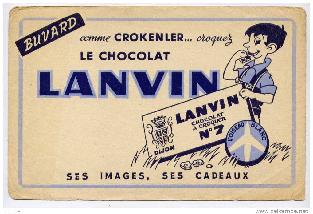 Buvard Chocolat LANVIN Crokenler - Kakao & Schokolade