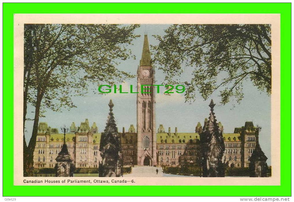 OTTAWA, ONT. - CANADIAN HOUSES OF PARLIAMENT - PECO - WRITTEN - - Ottawa