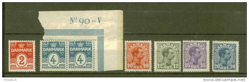 DANEMARK N° Entre 70 & 83 * - Unused Stamps