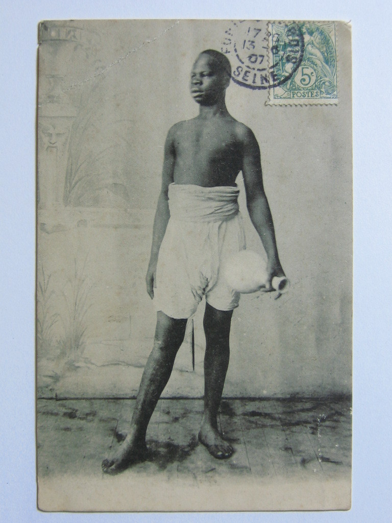 CPA Afrique  SOUDAN - Homme  ( Coin Haut Gauche Cassé) - Sudan