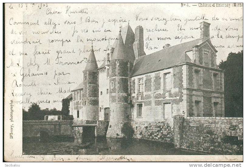 N°4. - Château D'Esternay     (Marne) - Esternay