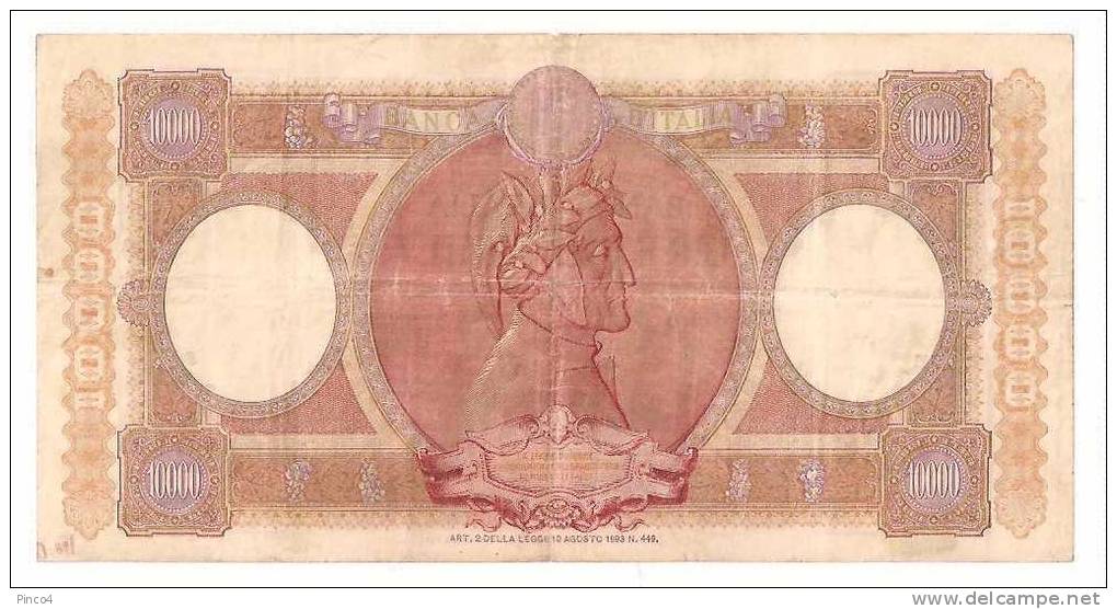 10.000 LIRE REGINE DEL MARE 15 NOVEMBRE 1949 - 10000 Liras