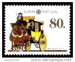 (036) Portugal  Europa / Coach / Horses / Chevaux / Pferde / Paarden  ** / Mnh  Michel 1754 - Nuevos