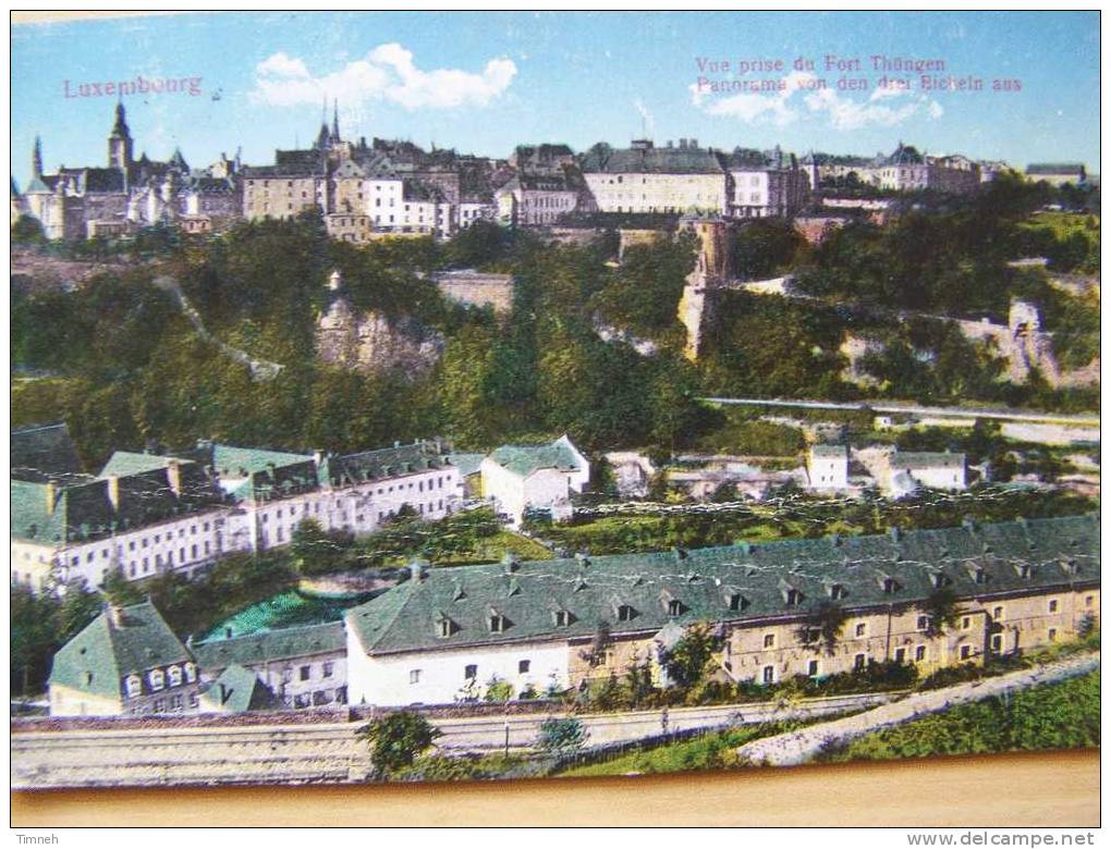 Luxembourg-vue Prise Du Fort Thüngen-panorama Vn Den Dei Bicheln Aus - Luxembourg - Ville