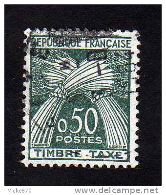 France Taxe N°93 Oblitéré Gerbe - 1960-.... Gebraucht