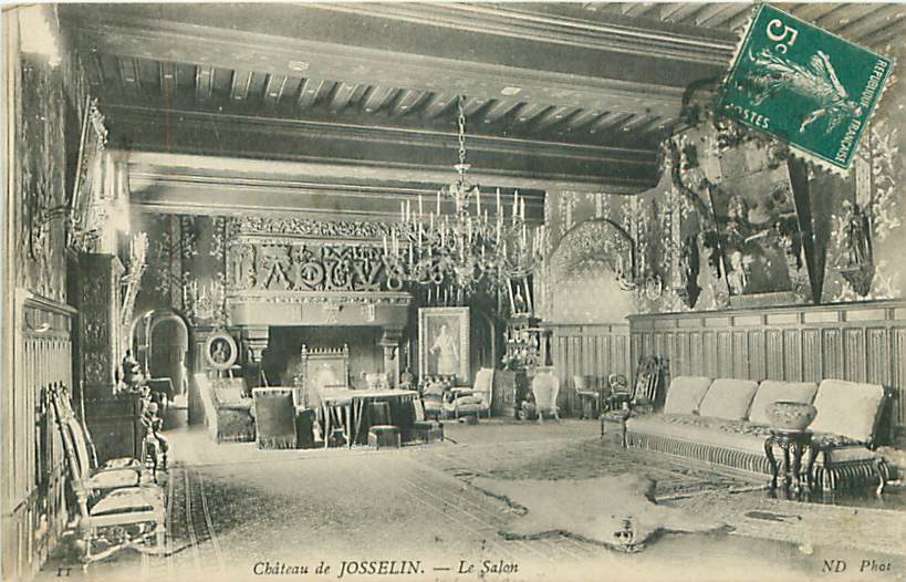 56 - Château De JOSSELIN - Le Salon (ND. Phot, 11.) - Josselin