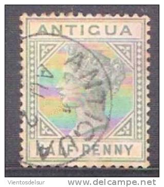 ANTIGUA - QV -  YVERT # 10- VF USED - 1858-1960 Colonie Britannique