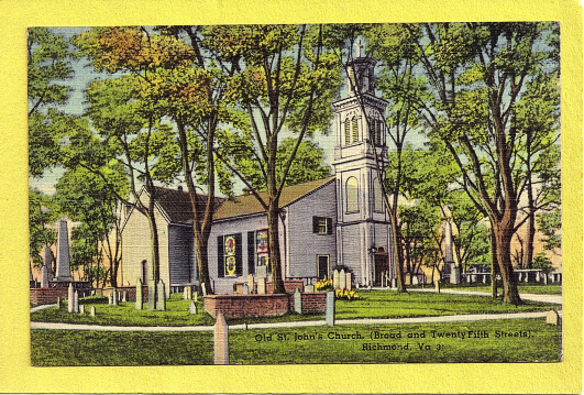 Old St. John's Church, Richmond VA.  1930-40s - Richmond