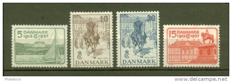 DANEMARK N° 249 à 252 ** - Nuovi