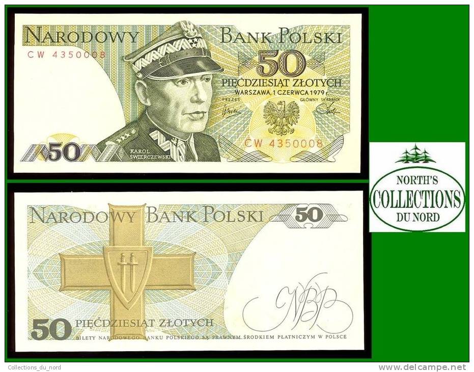 50 Zlotych Poland ( Polski ) 1979 Paper Money / Billet Pologne - Pologne