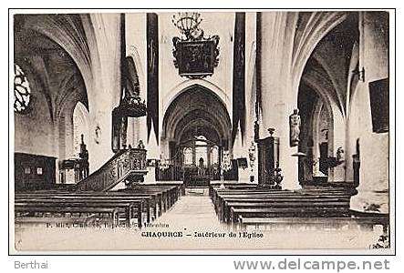 10 CHAOURCE - Interieur De L Eglise - Chaource