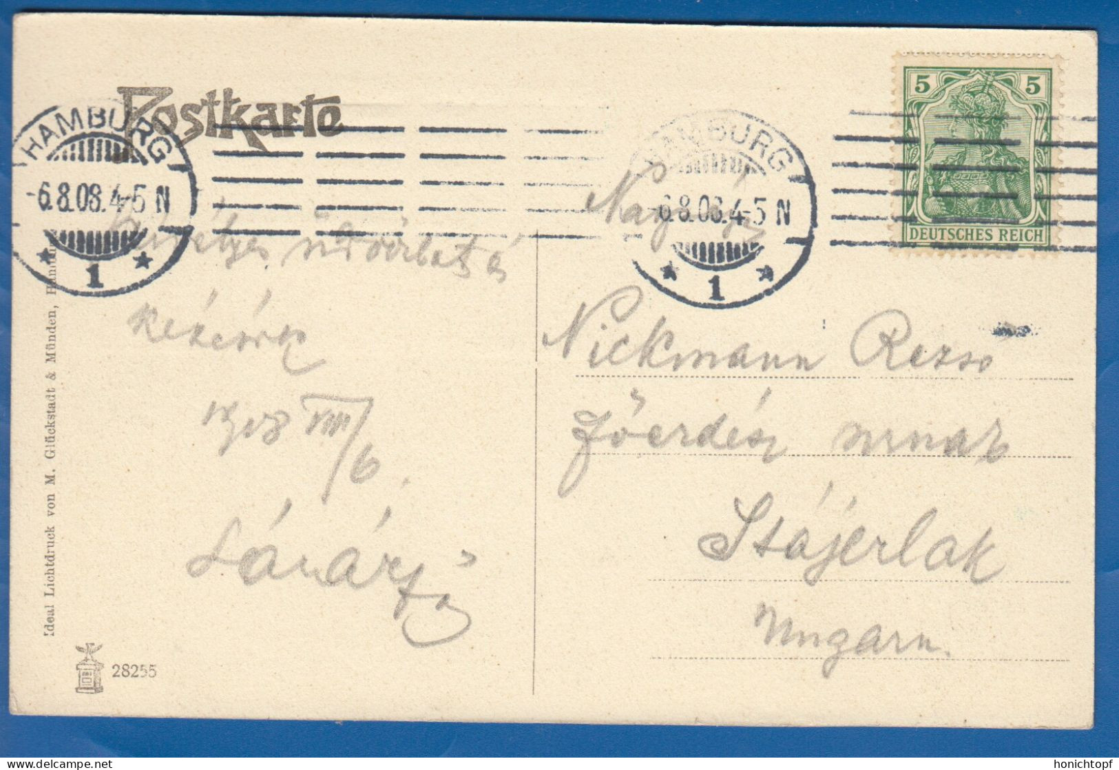 Deutschland; Hamburg; Jungfernstieg; 1908 - Mitte