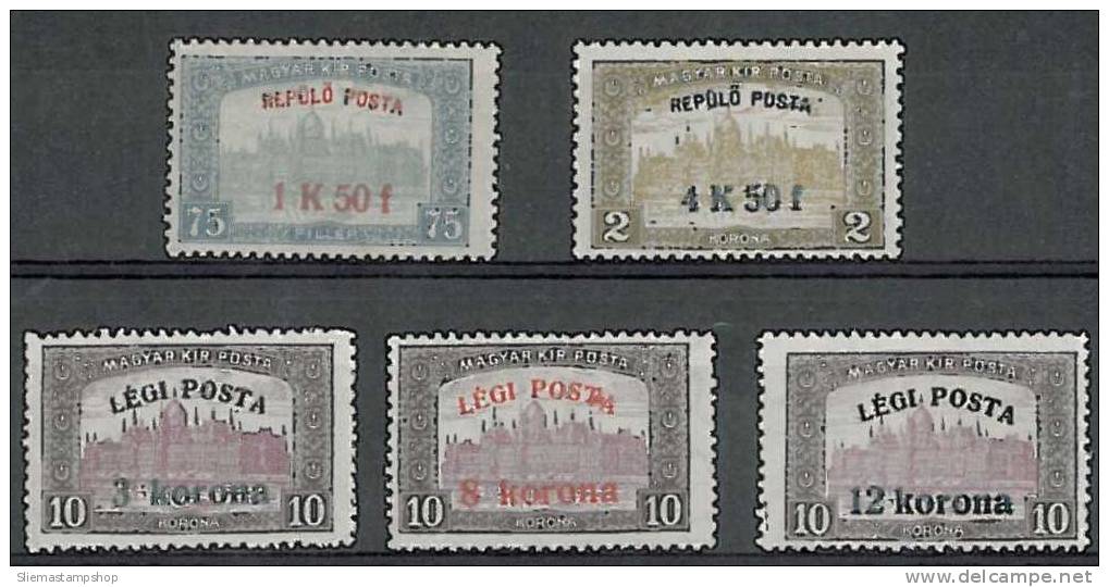 HUNGARY - 1918/20 AIR OVERPRINT - V2270 - Unused Stamps