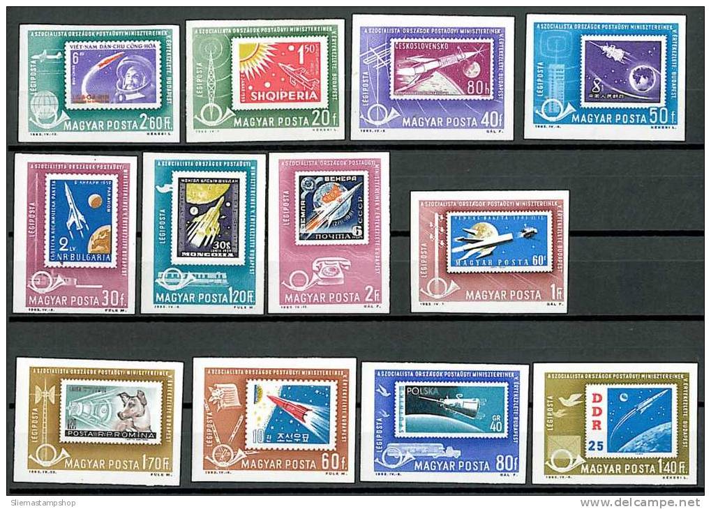 HUNGARY - 1963 AIR SPACE IMPERFORATED - V2284 - Europe