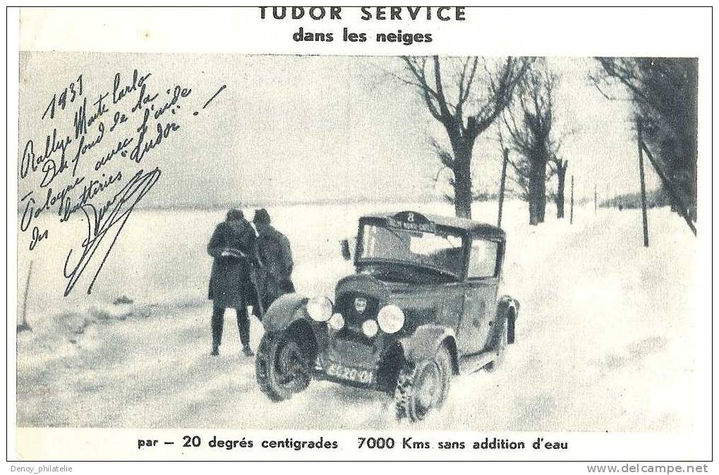 92/ TUDOR SERVICE - Taxi & Fiacre