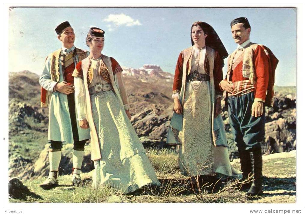 MONTENEGRO - CETINJE / CETTIGNE, Folk Costume, 1966. - Ohne Zuordnung