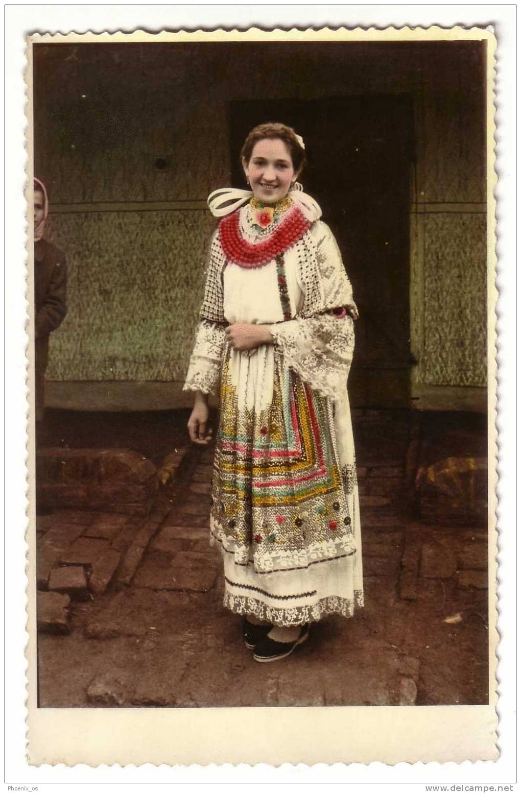 CROATIA - Woman Folk Costume, Real Photo - Ohne Zuordnung