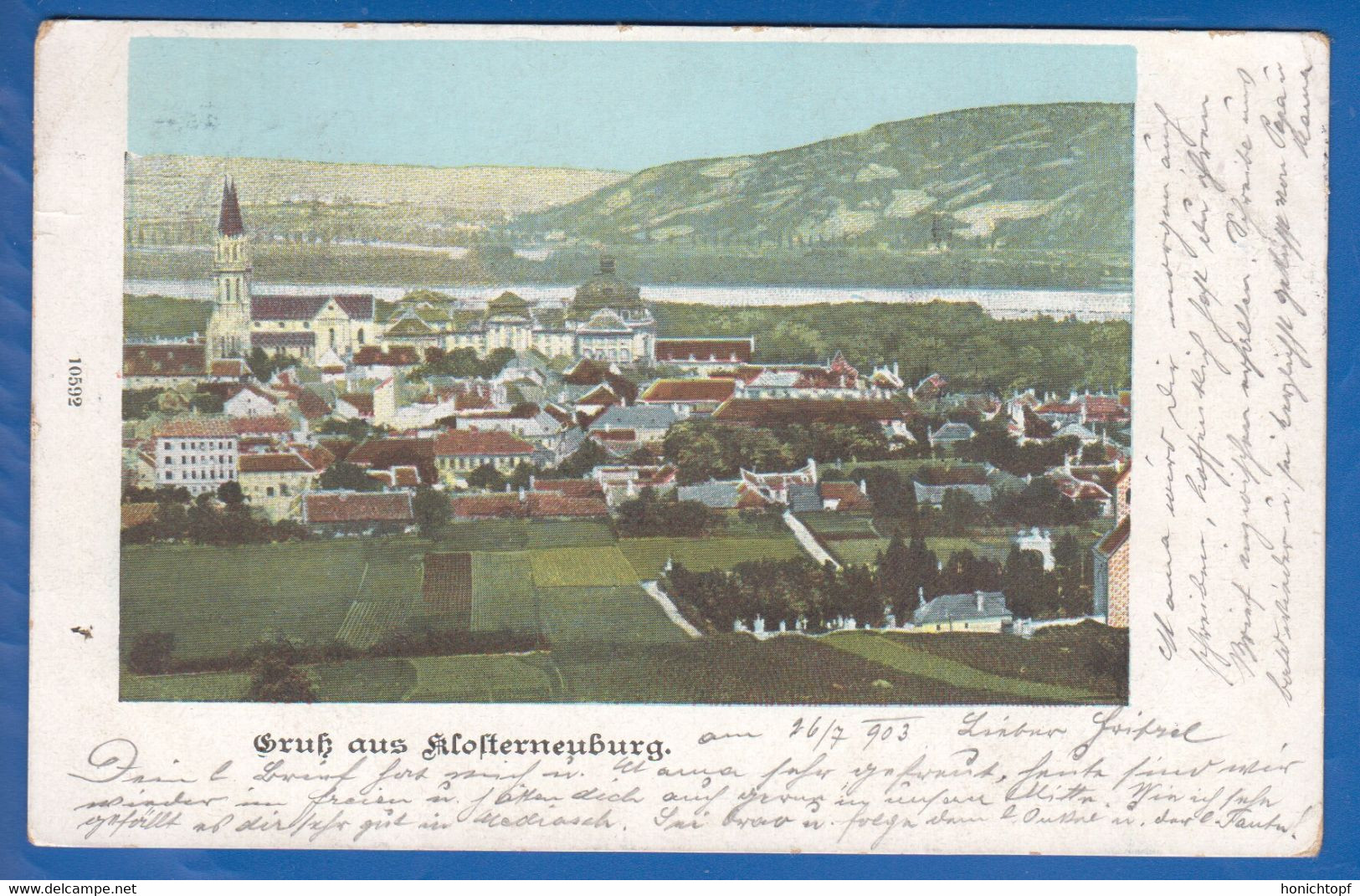 Österreich; Klosterneuburg; Gruss Aus Dem Stiftskeller Restauration; Litho 1903 - Klosterneuburg