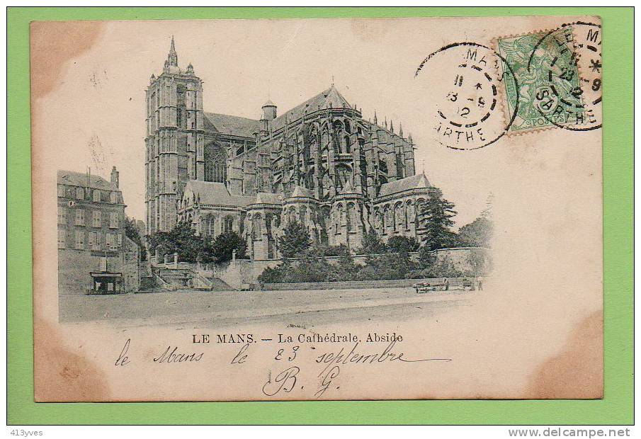 LE MANS : La Cathédrale, Abside , Précurseur - Le Mans