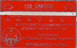 TCHAD HOLOG ROUGE 120U UT N° 903C..... ANCIENNE RARE - Tchad