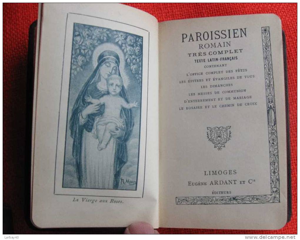 1 Missel Paroissien Romain 1942 - Religion