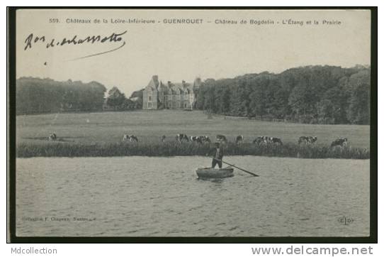 44 GUENROUET  /    Château De Bogdelin - L'étang De La Prairie        / - Guenrouet