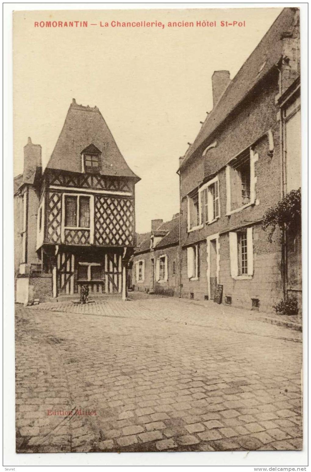 ROMORANTIN. - La Chancellerie, Ancien Hôtel St-Pol - Romorantin