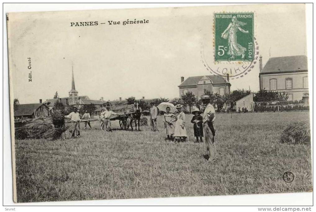 PANNES  - Vue Générale . Très Belle Animation. - Sonstige & Ohne Zuordnung