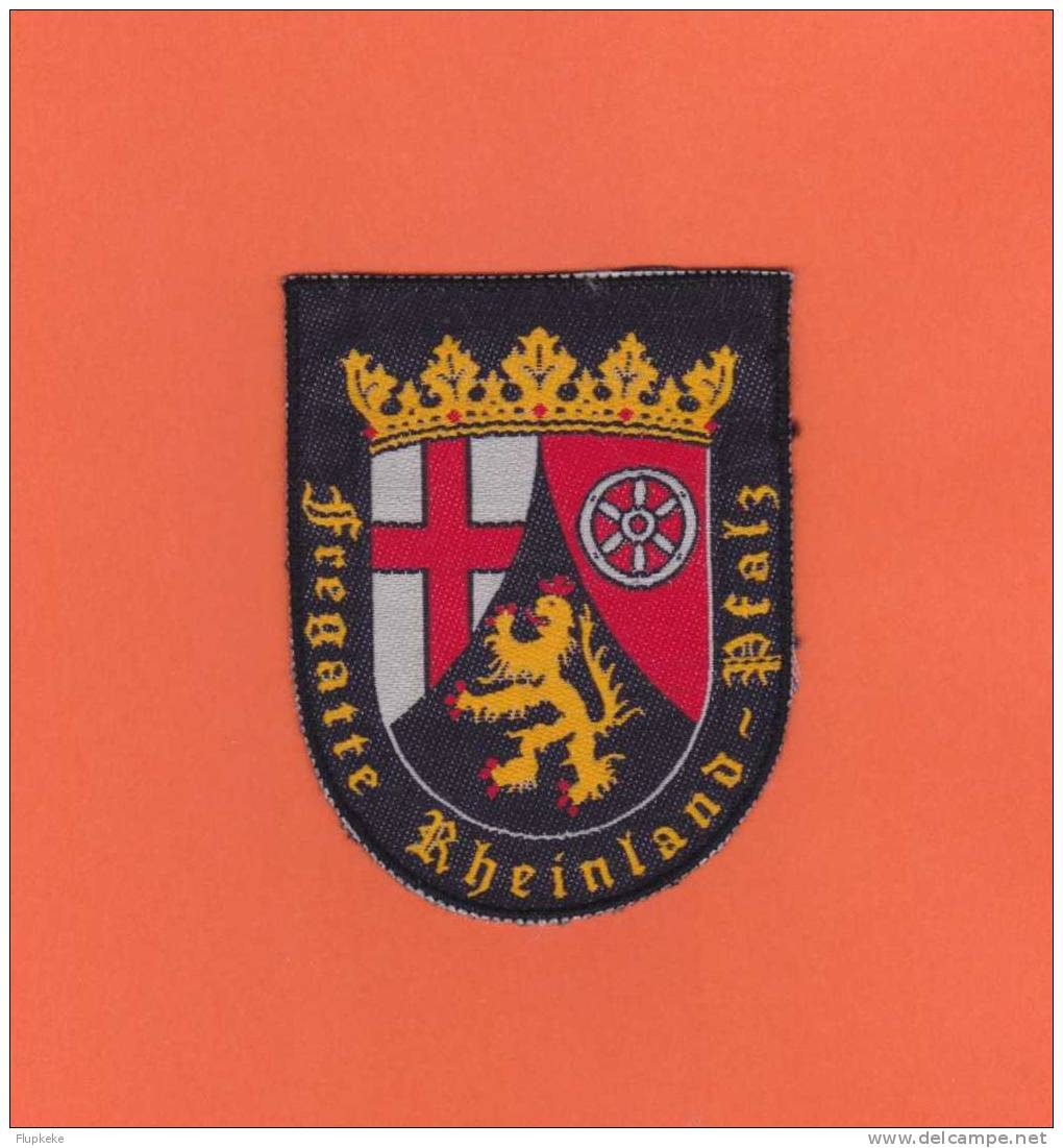 Patch écusson Fregatte Rheinland-Pfalz (Deutschland) - Stoffabzeichen