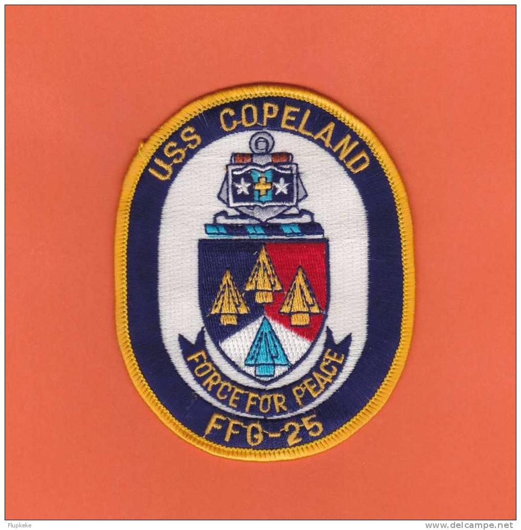 Patch écusson USS Copeland FFG-25 (US Navy) - Stoffabzeichen