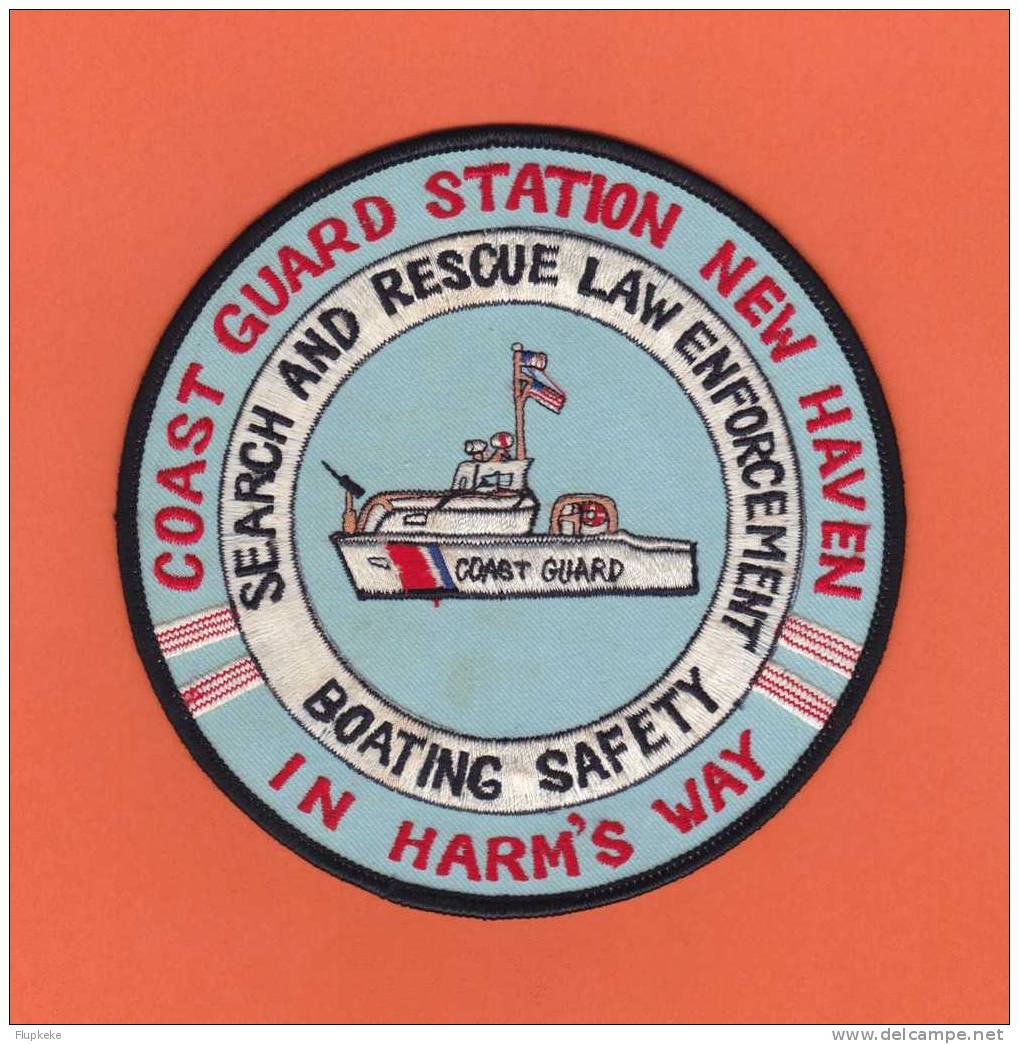 Patche écusson US Coast Guard Station New Haven (US Coast Guard) - Ecussons Tissu