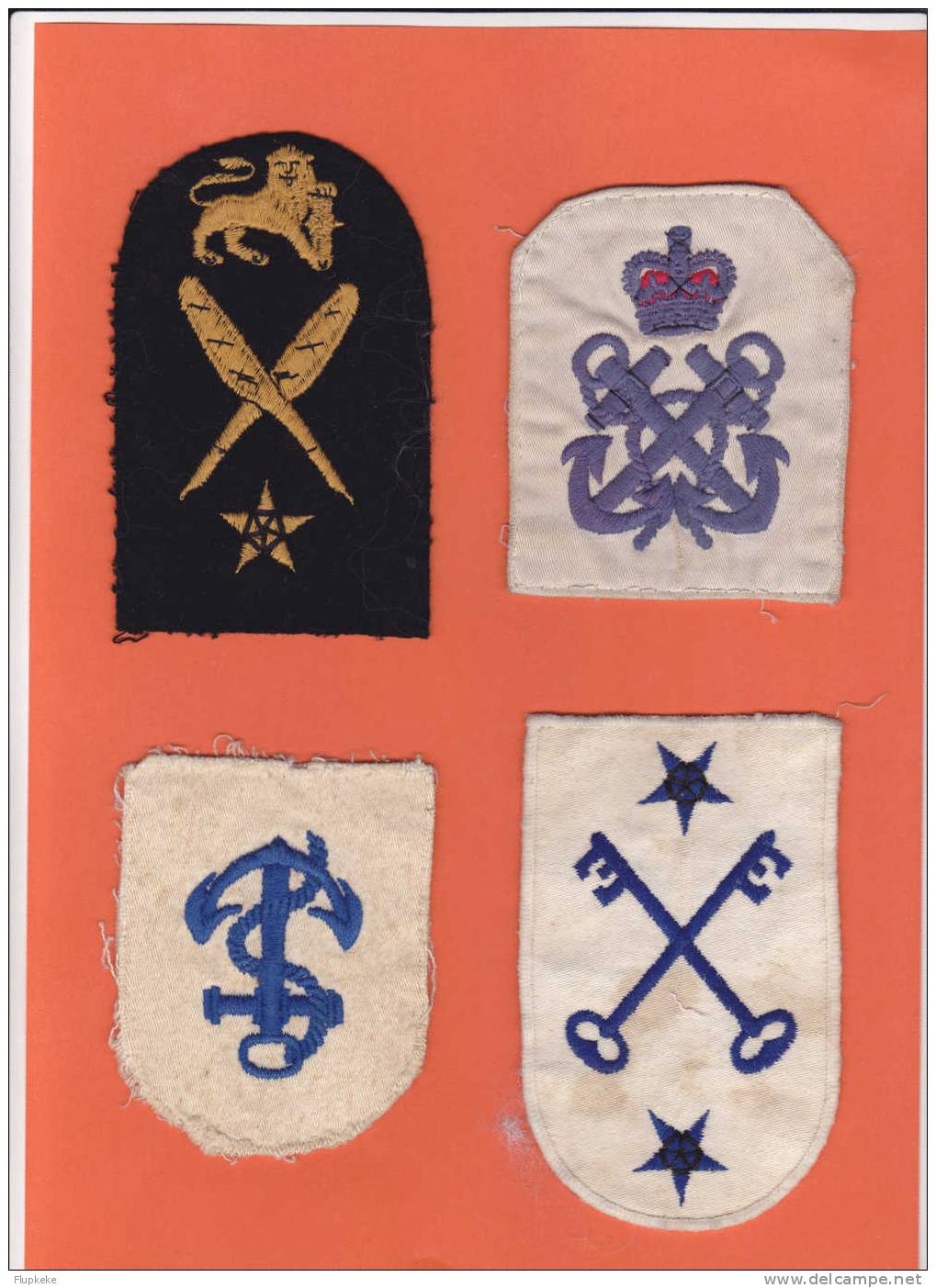 Patches Écussons (HMS, HMNZS, à Déterminer...) - Ecussons Tissu