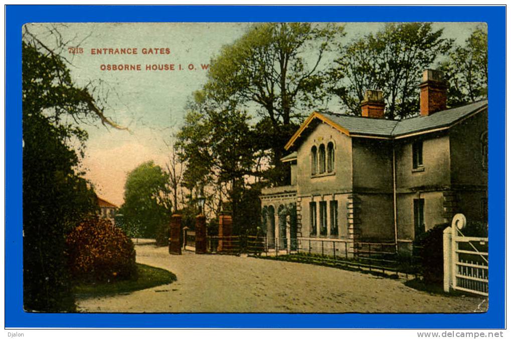 OSBORNE HOUSE.-  I. O. W. -  Entrances Gates. (C.P.A.) - Cowes