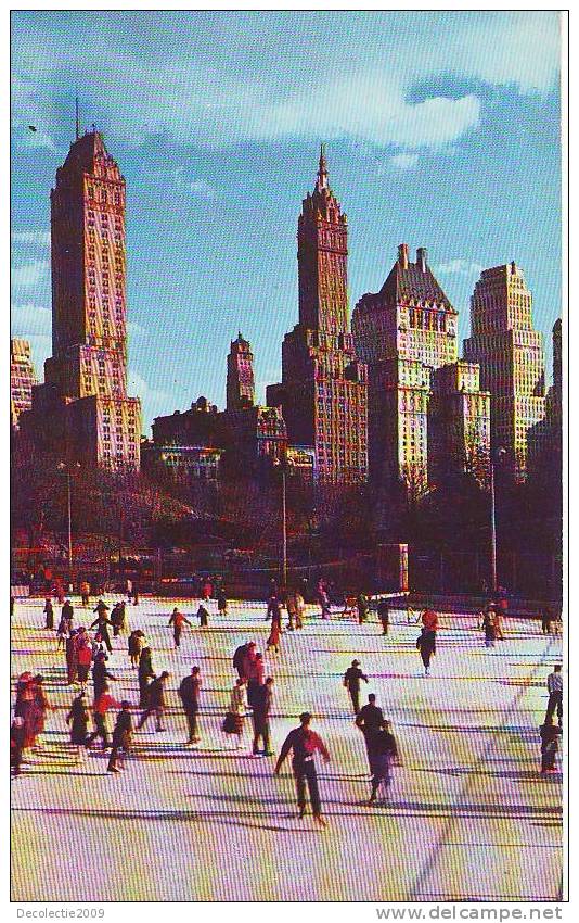 Zd5102 Sport Ice Skating In Cetral Park New York Patinage  Not Used Good Shape - Patinage Artistique
