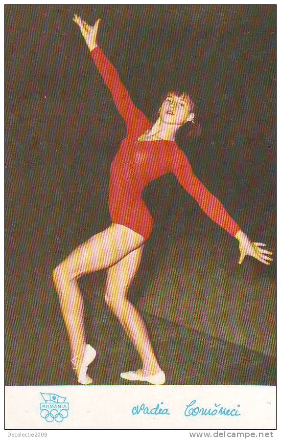 Zd5105 Sport Gymnastique Nadia Comaneci Championne Olympique 1976 Not Used Good Shape - Gymnastique