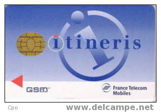 # Carte A Puce Gsm France Telecom Mobiles II   - Tres Bon Etat - - Nachladekarten (Handy/SIM)