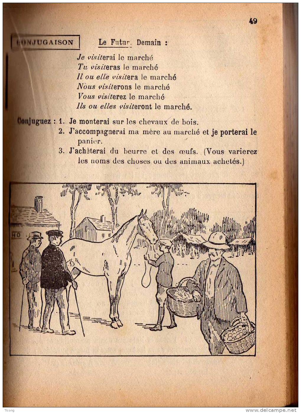 LA GRAMMAIRE NOUVELLE ET LE FRANCAIS - SOUCHE FERNAND NATHAN 1947  ( ILLUSTRATIONS ) - 6-12 Years Old