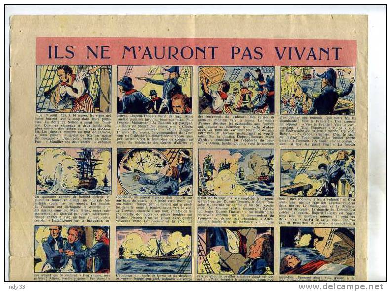 - COEURS VAILLANTS  N°34 AOUT 1943 AVEC TINTIN : "L´ETOILE MYSTERIEUSE"  EN FEUILLETON - Tintin