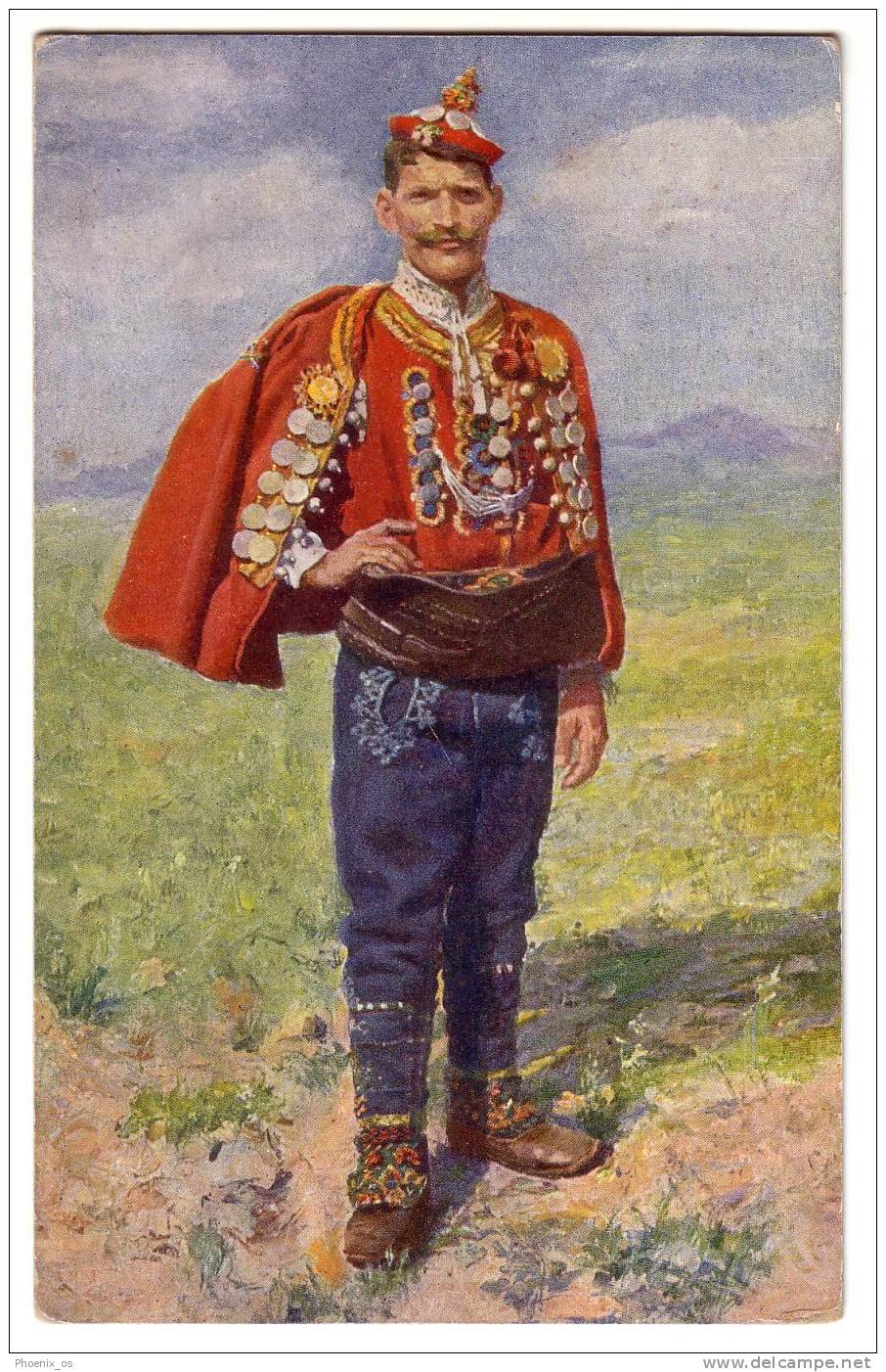 CROATIA - DALMATIA / ZADAR (ZARA), Man Folk Costume, Old Postcard - Unclassified