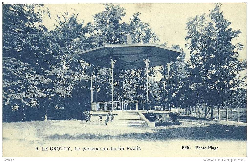 LE CROTOY N° 9 LE KIOSQUE AU JARDIN PUBLIC - Le Crotoy