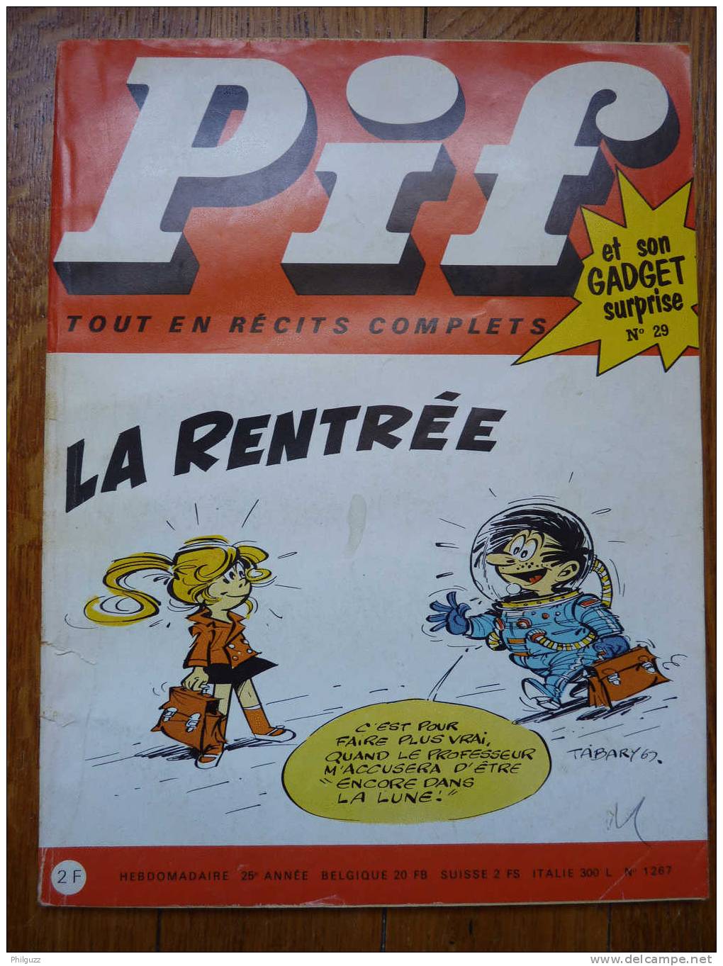 PIF GADGET N° 29 (1) BON ETAT - Pif Gadget