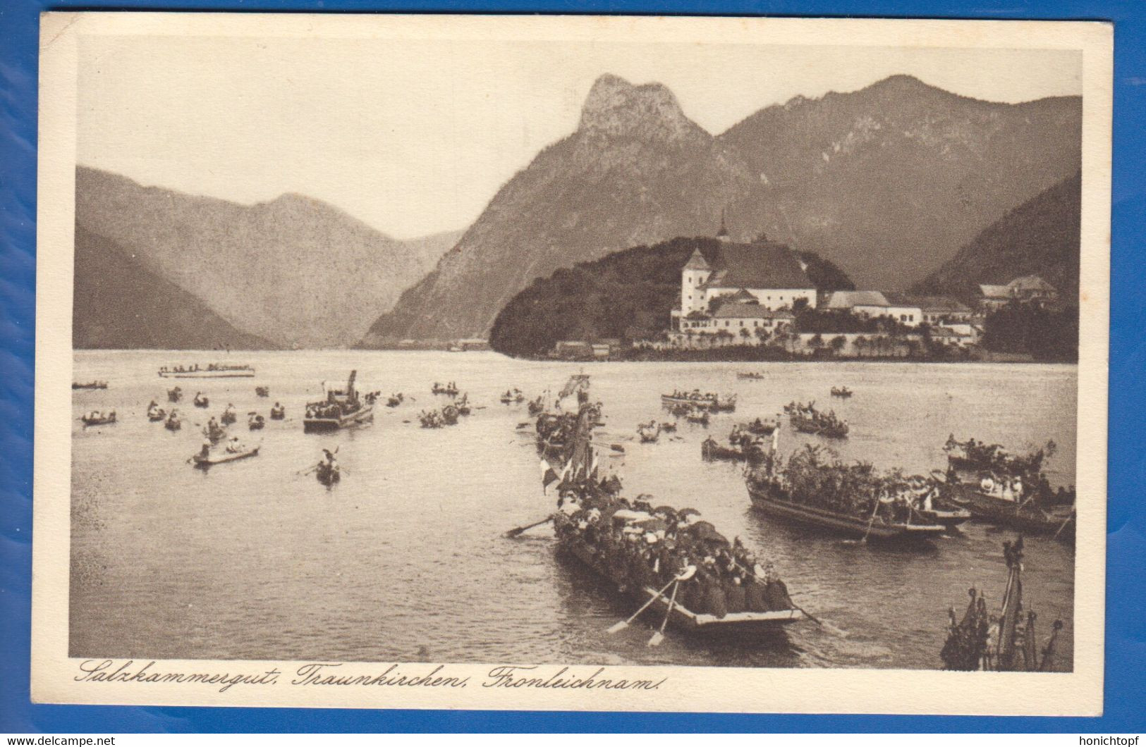 Österreich; Traunkirchen; Fronleichnam; Salzkammergut; Gmunden; 1929 - Gmunden