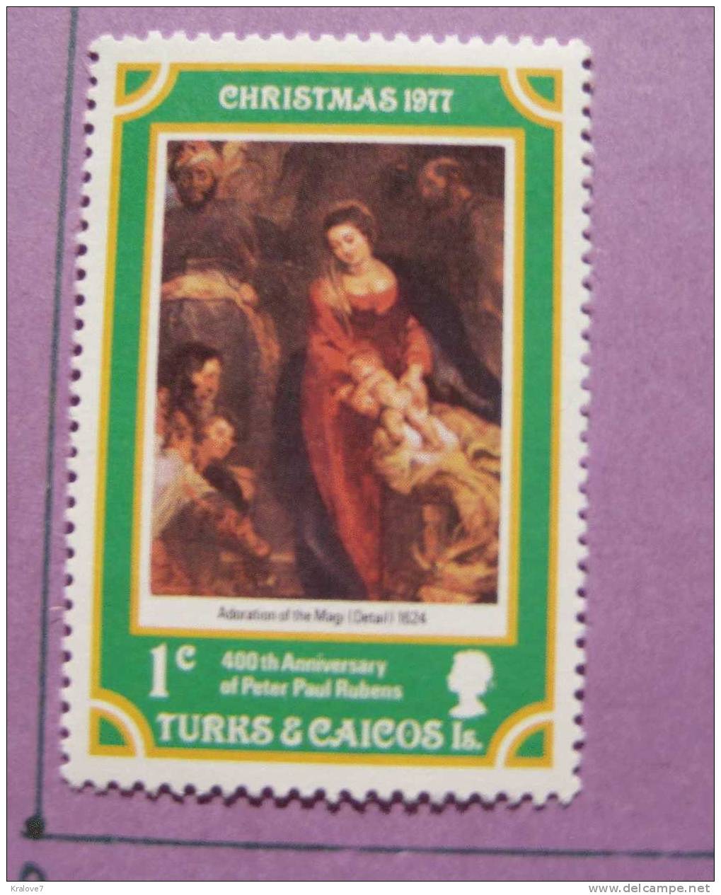 TURKS CAICOS. 2 TIMBRES. NEUF. NOEL HUMAN RIGHTS. RELIGION 1977-1968 CHRISTMAS RELIGIONS NAVIDAD - Turks & Caicos (I. Turques Et Caïques)