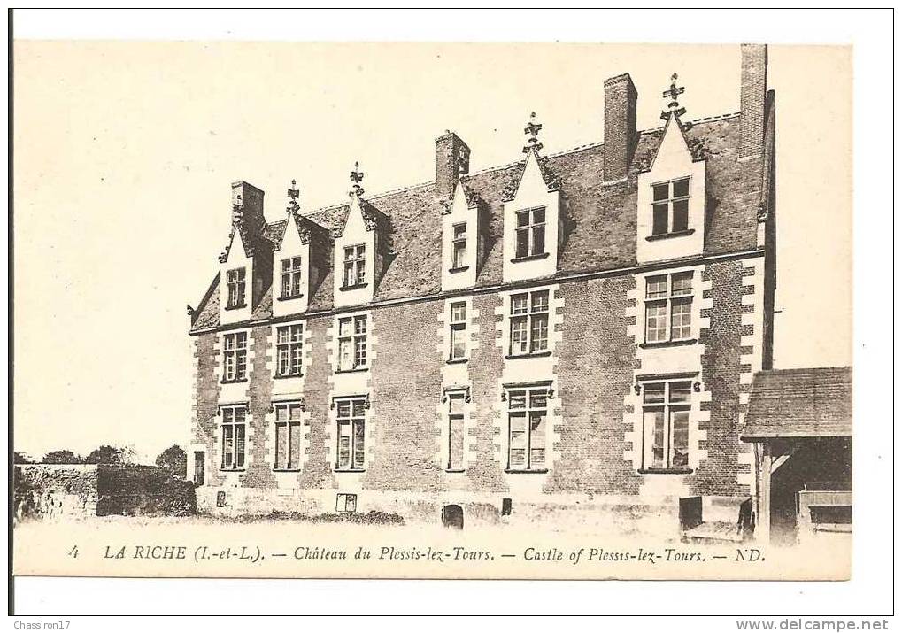 37 -   LA RICHE  -  Château Du Plessis-lez-Tours - La Riche