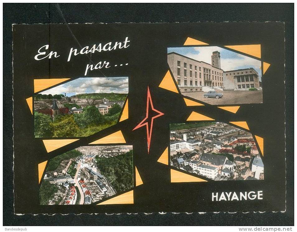 CPSM - En Passant Par HAYANGE (57) - Multivues ( Vue Aérienne LAPIE Cité Du Fer Sidérurgie ... ) - Hayange