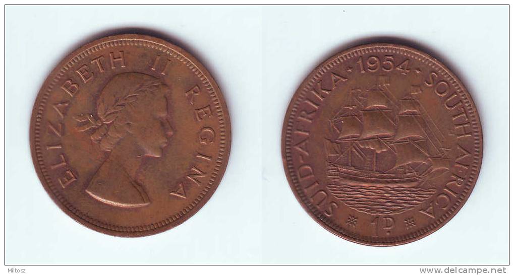 South Africa 1 Penny 1954 - Sudáfrica