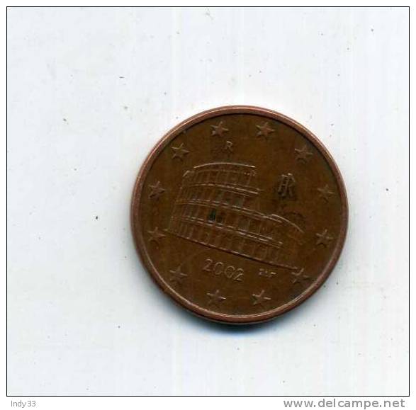 - ITALIE . EURO . 5 C. 2002 - Italie