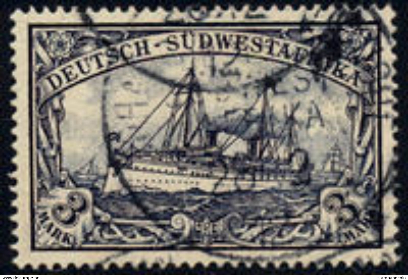 German SW Africa #24 XF Used 3m From 1900 - Deutsch-Südwestafrika